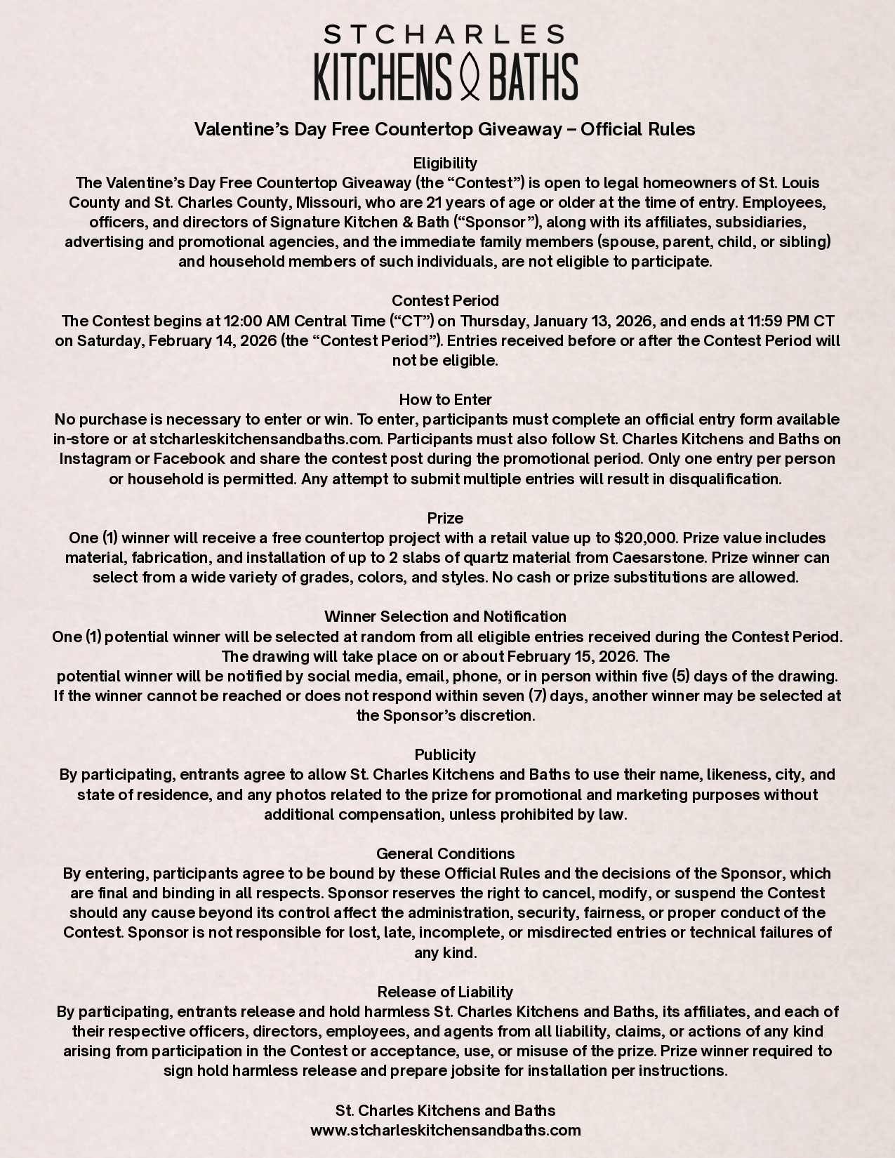 Valentine's Day Contest Rules Page 2